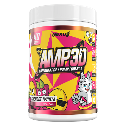 NEXUS SPORTS NUTRITION AMP3D NON-STIM PRE-WORKOUT