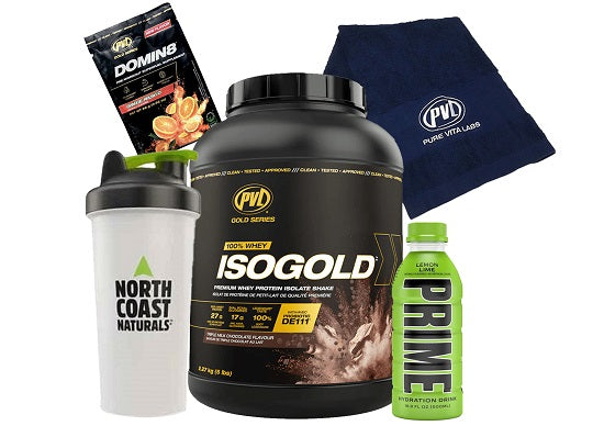 PVL 100% WHEY ISOGOLD - PREMIUM ISOLATE PROTEIN 5LB - STACK