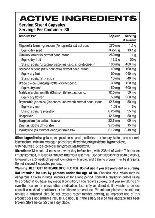PHARMAFREAK TEST FREAK 120 CAPS