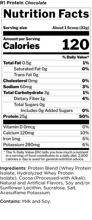 RULE 1 PROTEIN ISOLATE 2LB