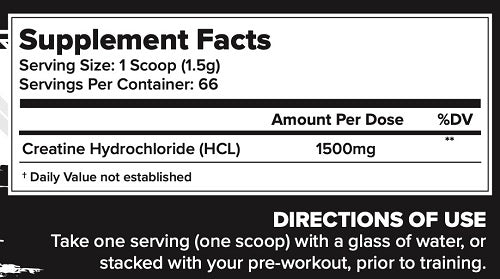 THERMAL LABS CREATINE HYDROCHLORIDE POWDER 100G