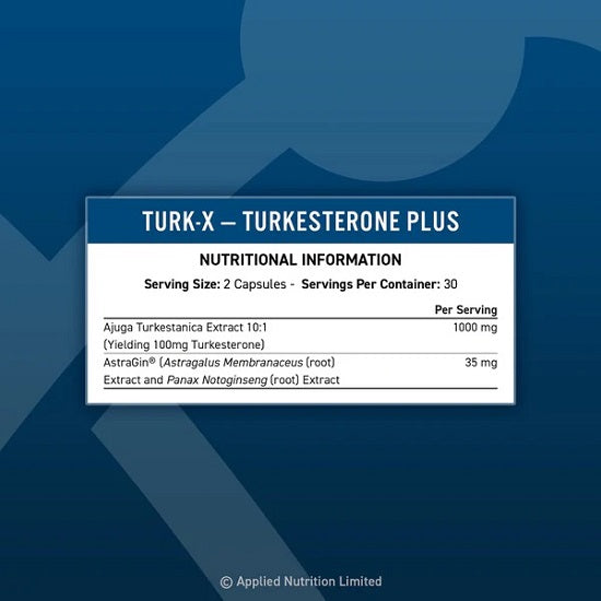 APPLIED NUTRITION TURK-X 60 CAPSULES