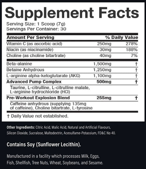 ATHLETECH PRO 6 WHEY 5LB + PACK NUTRITION FERAL WHEY PROTEIN 1LB - RASPBERRY + UFO ULTIMATE FCKIN OOMPH PRE-WORKOUT - 30 SERVES