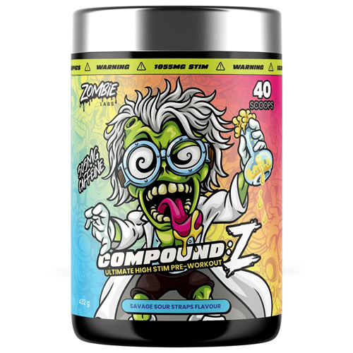 ZOMBIE LABS COMPOUND Z ULTIMATE HIGH STIM PRE-WORKOUT - 40 SERVES