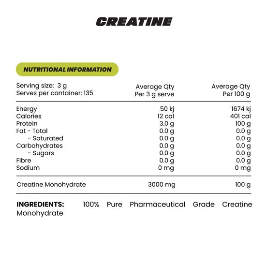 ZOMBIE LABS CREATINE MONOHYDRATE - 135 SERVES