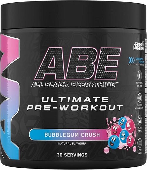 ABE ULTIMATE PRE-WORKOUT 30 SERVES - Bay Supplements - Pre-workout - Bubblegum Crush - Endurance - Nootropics