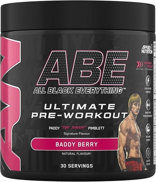 ABE ULTIMATE PRE-WORKOUT 30 SERVES - Bay Supplements - Pre-workout - Baddy Berry - Endurance - Nootropics