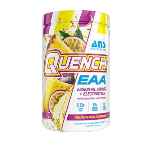 ANS PERFORMANCE QUENCH BCAA + EAA 30 SERVES - Bay Supplements - BCAA'S - Pineapple Passion - Amino Acids/BCAA - Electrolytes