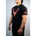 BUCKED UP FLAG SHIRT - Bay Supplements - Black & Red Logo - Accessories