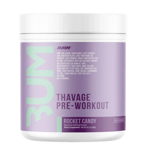 CBUM RAW THAVAGE PRE-WORKOUT - 40 SERVES - Bay Supplements - Pre-workout - Rocket Candy - Endurance - Nootropics