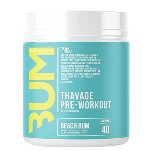 CBUM RAW THAVAGE PRE-WORKOUT - 40 SERVES - Bay Supplements - Pre-workout - Beach Bum - Endurance - Nootropics