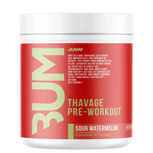CBUM RAW THAVAGE PRE-WORKOUT 40 SERVES - DATED 10/26 - Bay Supplements - Pre-workout - clearance - Endurance - Nootropics