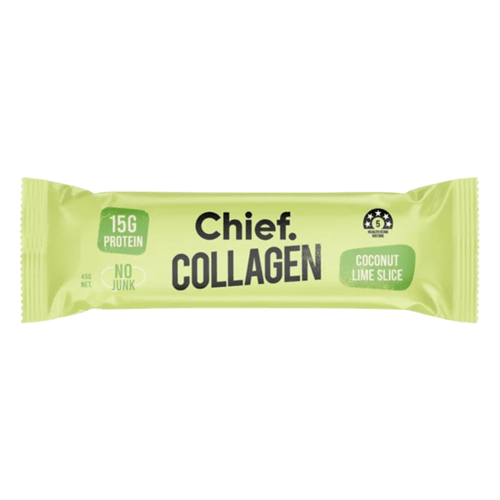 CHIEF COLLAGEN PROTEIN BAR 45G - SINGLE - Bay Supplements