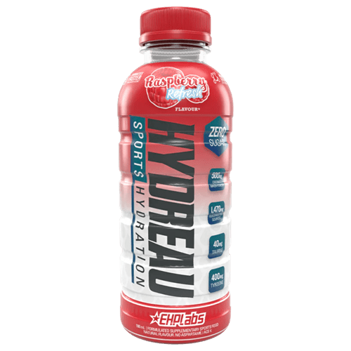 EHP LABS HYDREAU SPORTS HYDRATION RTD - SINGLE - Bay Supplements - Electrolytes - Raspberry Refresh - Endurance - general health