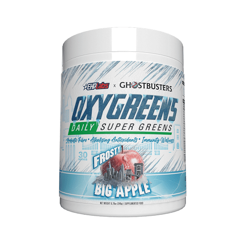 EHP LABS OXYGREENS - Bay Supplements - General Health - Ghostbusters Frosty Big Apple - DATED 3/26 - Digestion & Probiotics