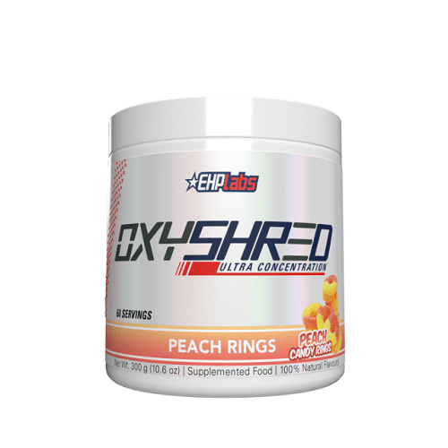 EHP LABS OXYSHRED FAT BURNER - Bay Supplements - Fat Burner - Peach Candy Rings - Fat Burners