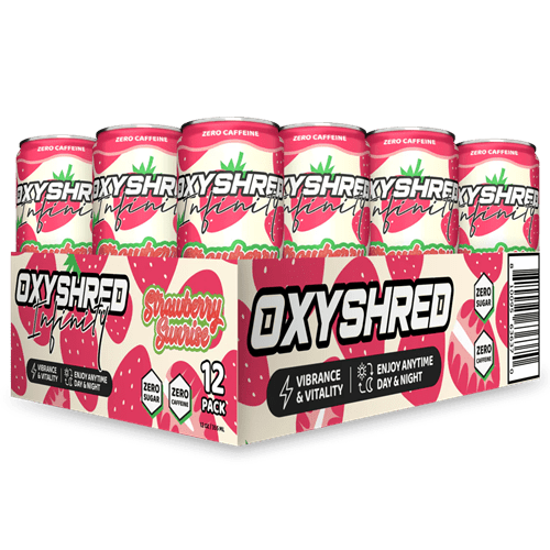 EHP LABS OXYSHRED INFINITY RTD - 12 PACK - Bay Supplements - RTDs - Strawberry Sunrise - Fat Burner - Fat Burners