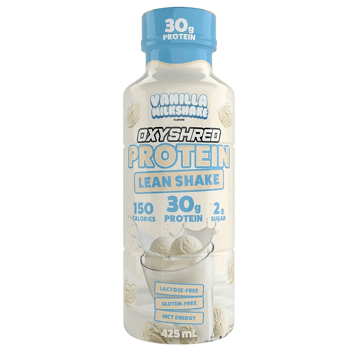 EHP LABS OXYSHRED PROTEIN LEAN SHAKE RTD - SINGLE - Bay Supplements - RTDs - Vanilla Milkshake - Snacks & RTD's