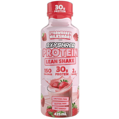 EHP LABS OXYSHRED PROTEIN LEAN SHAKE RTD - SINGLE - Bay Supplements - RTDs - Strawberry Milkshake - Snacks & RTD's