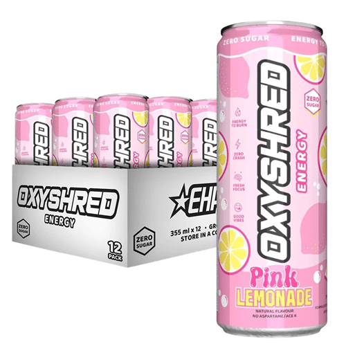 EHP LABS OXYSHRED ULTRA ENERGY RTD - 12 PACK - Bay Supplements - RTDs - Pink Lemonade - rtds - Snacks & RTD's