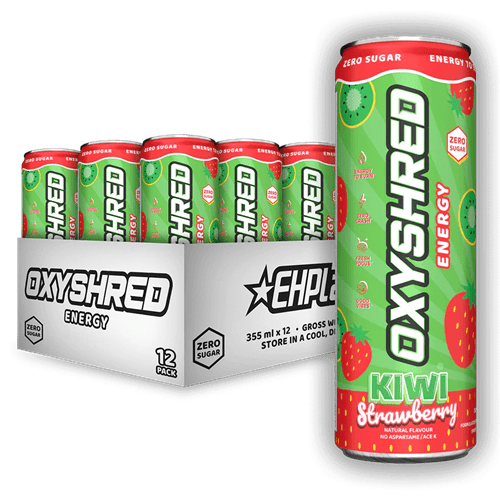 EHP LABS OXYSHRED ULTRA ENERGY RTD - 12 PACK - Bay Supplements - RTDs - Kiwi Strawberry - rtds - Snacks & RTD's