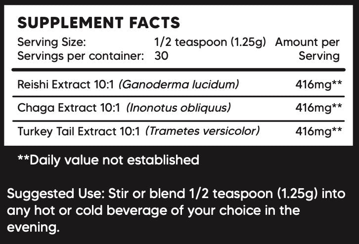 FOREST FINDS PM MUSHROOM TONIC 30 SERVES - DATED 7/25 - Bay Supplements