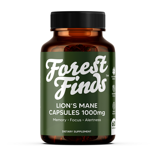 FOREST FINDS LIONS MANE 1000MG 60 CAPSULES