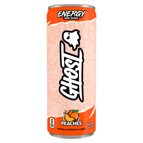 GHOST LIFESTYLE ENERGY RTD 250ML - SINGLE - Bay Supplements - RTDs - Peaches - Snacks & RTD's