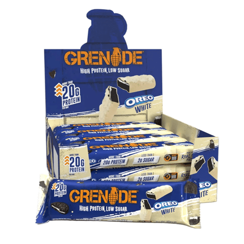 GRENADE PROTEIN BAR - 12 PACK - Bay Supplements - Protein Bars - Oreo White - Protein Bars & Snacks - Snacks & RTD's