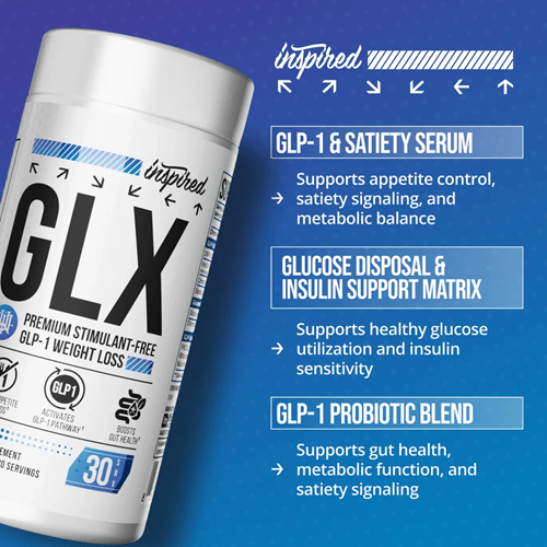 INSPIRED GLX | 4-IN-1 METABOLIC & APPETITE SUPPORT - 120 CAPSULES - Bay Supplements - Fat Burner - Fat Burners - Non Stim