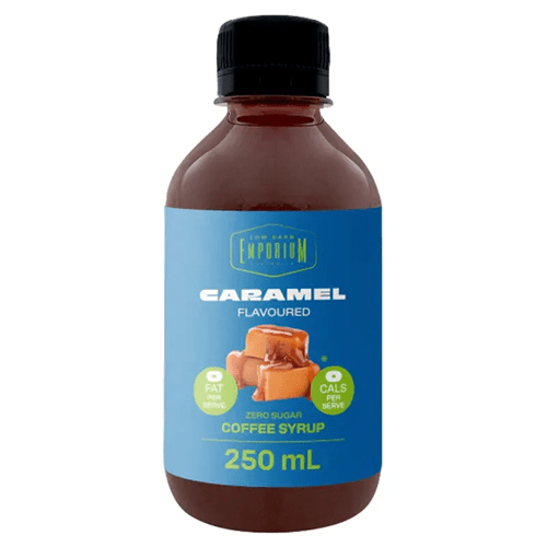 LOW CARB EMPORIUM ZERO SUGAR COFFEE SYRUP - 250ML - Bay Supplements