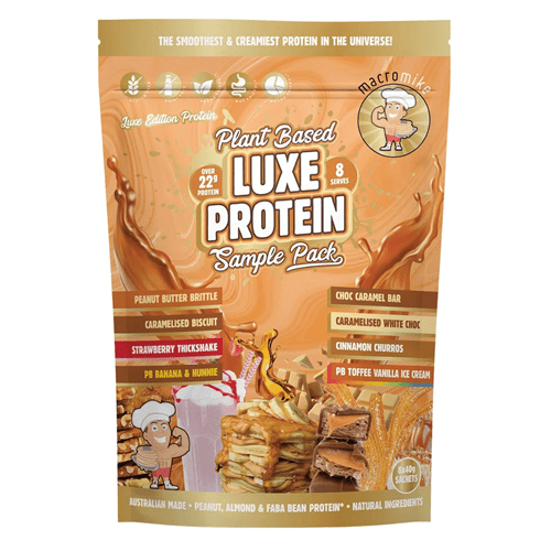 MACRO MIKE LUXE PLANT PROTEIN SAMPLE PACK 8x40 SACHETS - Bay Supplements