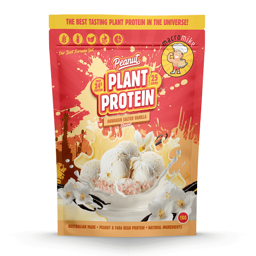 MACRO MIKE PLANT PROTEIN 1KG - Bay Supplements - Plant Based - Hawaiian Salted Vanilla - Gluten Free Protein