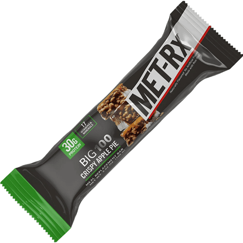 MET-RX BIG 100 MEAL REPLACEMENT BAR - SINGLE - Bay Supplements - Protein Bars - Crispy Apple Pie - Protein Bars - Protein Bars & Snacks