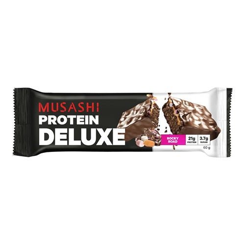 MUSASHI DELUXE HIGH PROTEIN BAR - SINGLE - Bay Supplements