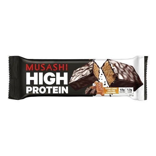 MUSASHI P45 HIGH PROTEIN BARS - SINGLE - Bay Supplements