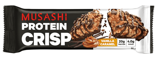 MUSASHI PROTEIN CRISP BARS - SINGLE - Bay Supplements