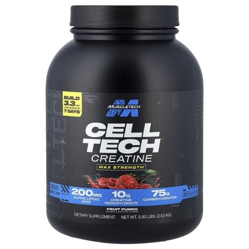 MUSCLETECH CELL-TECH CREATINE 5.8LB - FRUIT PUNCH - Bay Supplements - Creatine - Mass Gainer - Muscle Growth