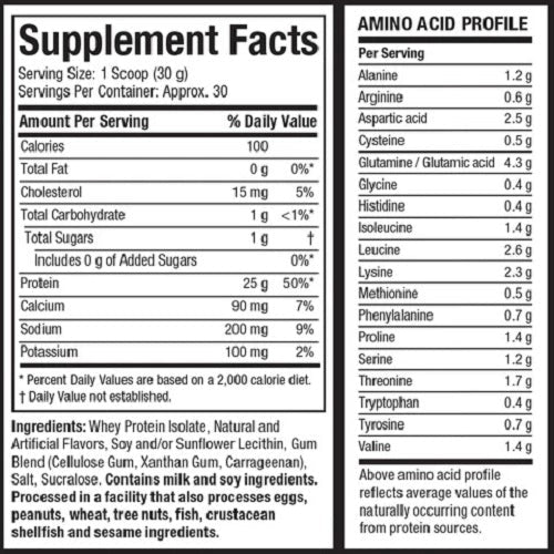 MUSCLETECH ISOWHEY 5LB - Bay Supplements - Protein powder - Lactose Free Protein - Whey Isolate Protein