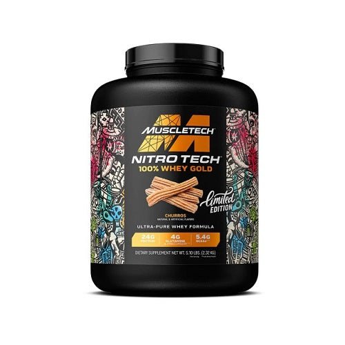 MUSCLETECH NITRO TECH 100% WHEY GOLD 5LB - Bay Supplements - Protein powder - Churros - Whey Protein