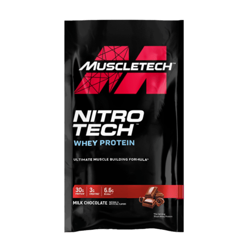 MUSCLETECH NITRO - TECH SAMPLE - TRIPLE CHOCOLATE - Bay Supplements