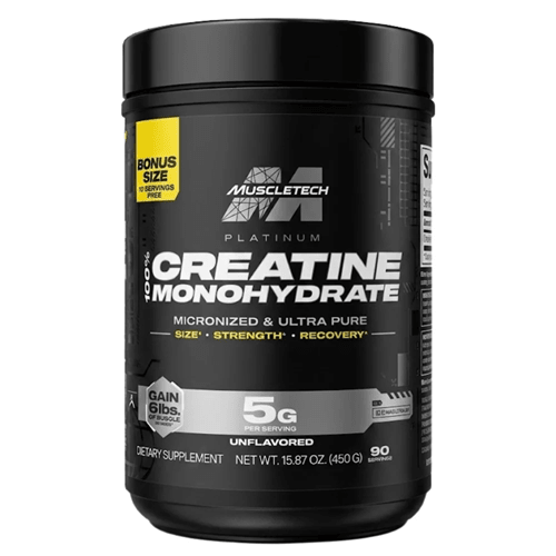MUSCLETECH PLATINUM 100% CREATINE MONOHYDRATE 450G - Bay Supplements - Creatine - general health - Muscle Growth