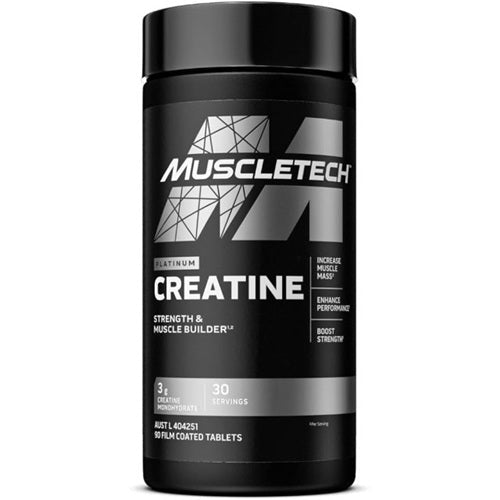 MUSCLETECH PLATINUM CREATINE 90 COATED TABLETS - Bay Supplements