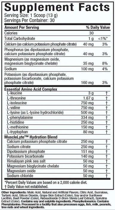 MUSCLETECH PLATINUM EAA 30 SERVES - Bay Supplements - BCAA'S - Amino Acids/BCAA - Electrolytes