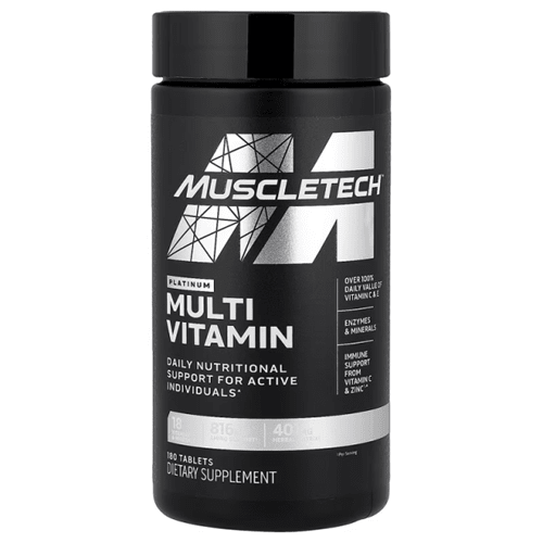 MUSCLETECH PLATINUM MULTI VITAMIN - 180 TABLETS - Bay Supplements - General Health - Vitamins & Minerals