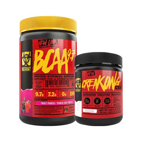 MUTANT BCAA 9.7 30 SERVES + MUTANT CREAKONG CX8 249G - Bay Supplements