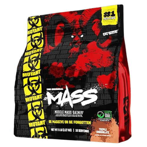 MUTANT MASS 5LB - Bay Supplements - Mass Gainer - Triple Chocolate - Muscle Growth