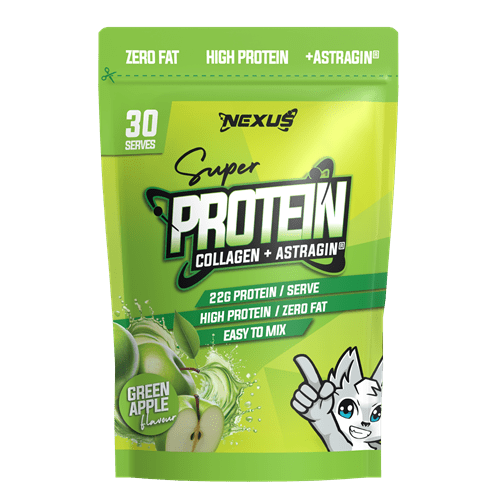 NEXUS SPORTS NUTRITION SUPER PROTEIN WATER - 30 SERVES - Bay Supplements - Protein powder - Green Apple - Collagen - Joint Support