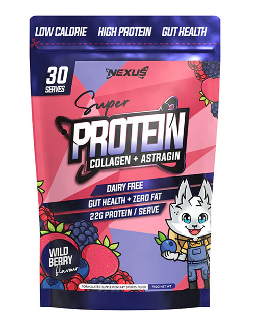 NEXUS SPORTS NUTRITION SUPER PROTEIN WATER - 30 SERVES - Bay Supplements - Protein powder - Wild Berry - Collagen - Joint Support