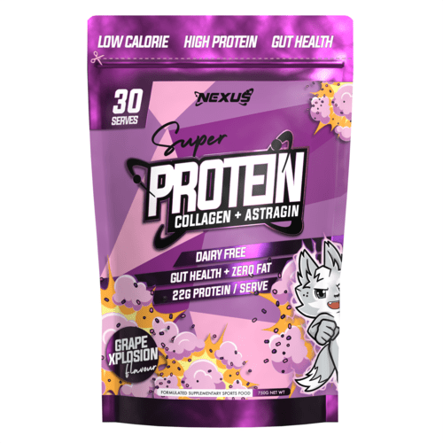 NEXUS SPORTS NUTRITION SUPER PROTEIN WATER - 30 SERVES - Bay Supplements - Protein powder - Grape Xplosion - Collagen - Joint Support